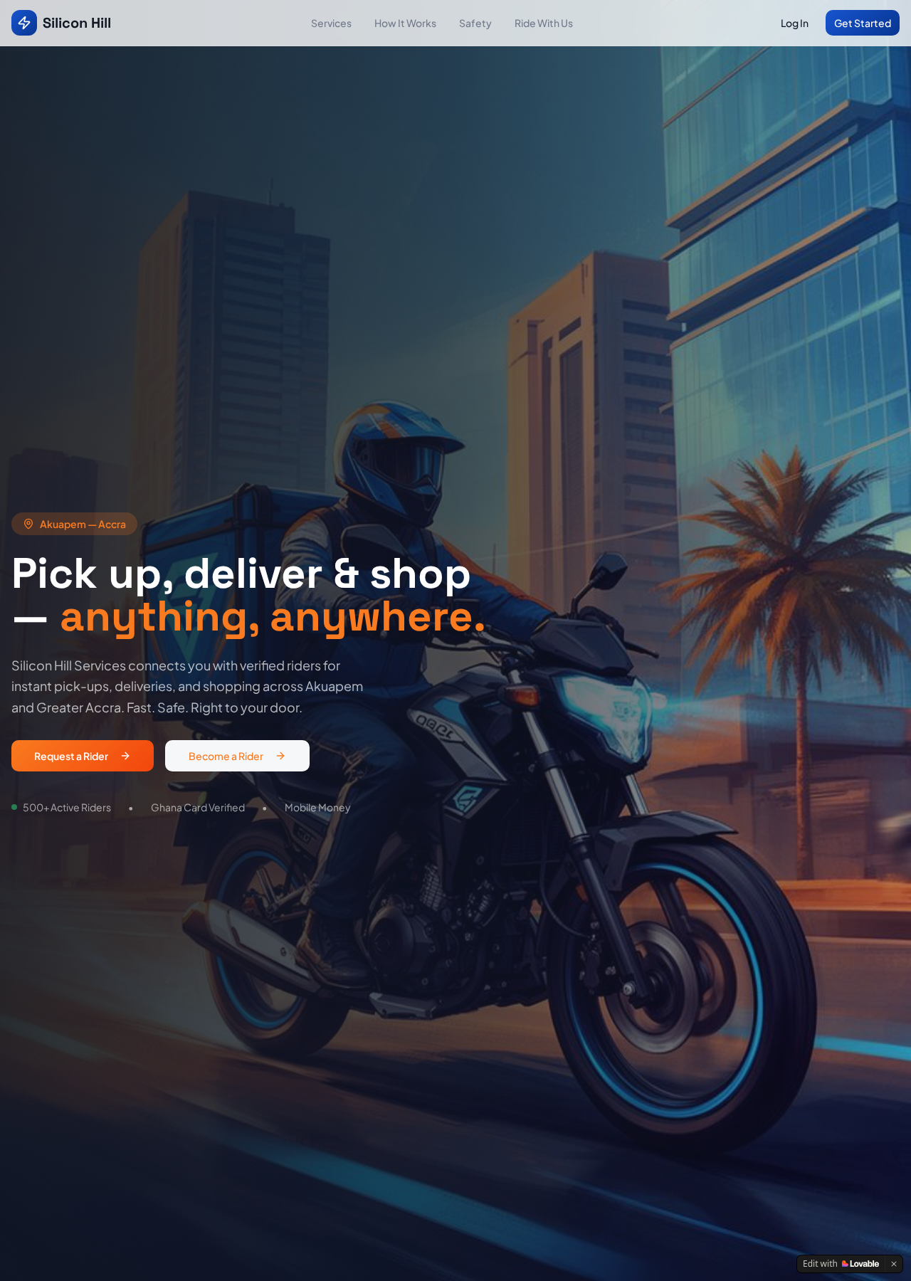 Silicon Hill Services website preview